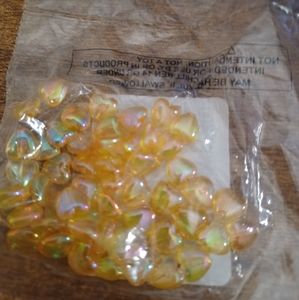 Acrylic heart shaped beads